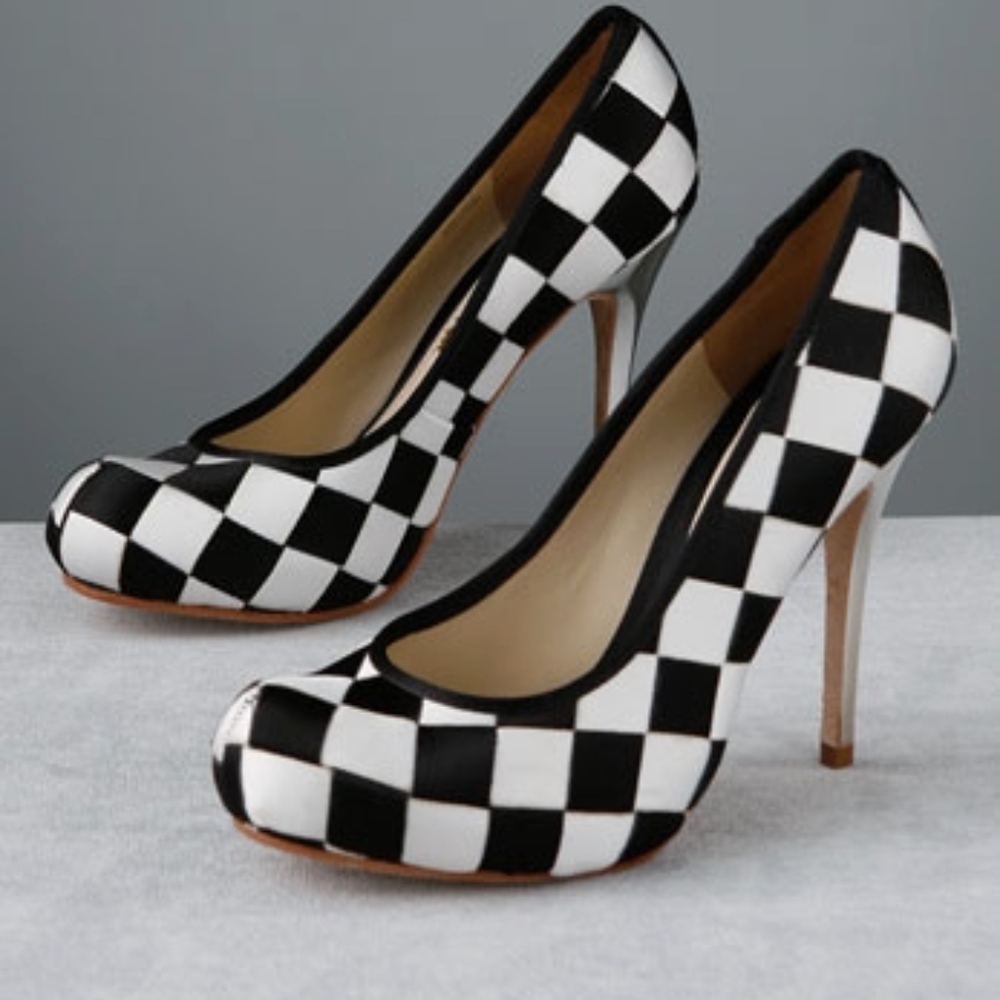 L.A.M.B. stilettos.